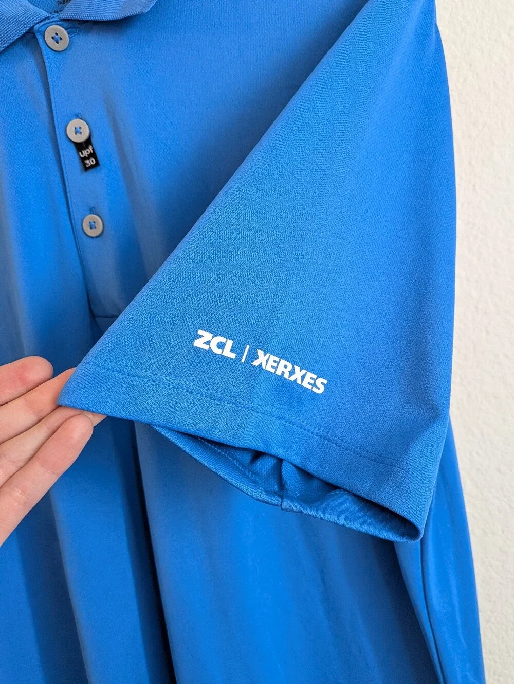 adidas Men's Bright Blue Golf Polo Shirt NWT Sz M